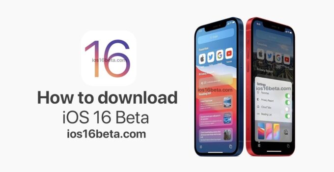 How to download iOS 16 Beta