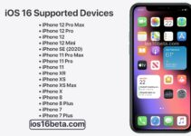 iOS 16 Supported Devices