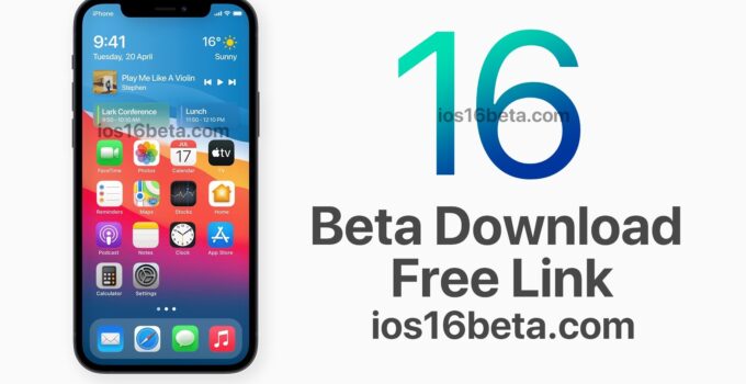 ios 16 beta free download link