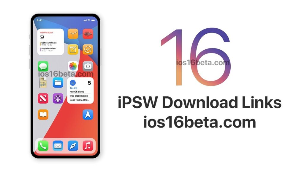 ios 16 beta ipsw download links
