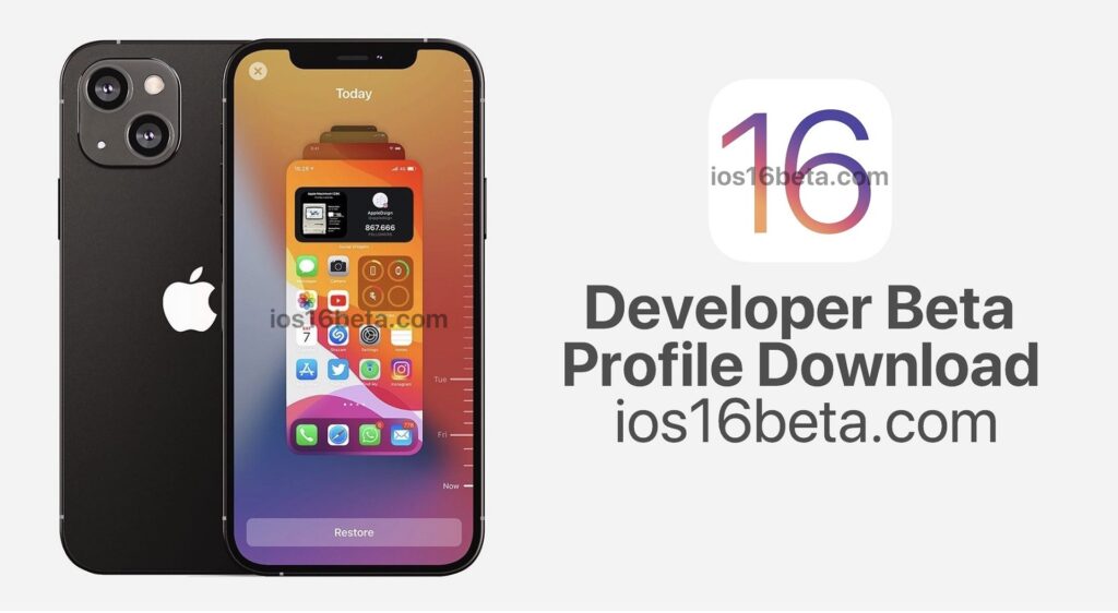 iOS 16 Developer Beta Profile Download