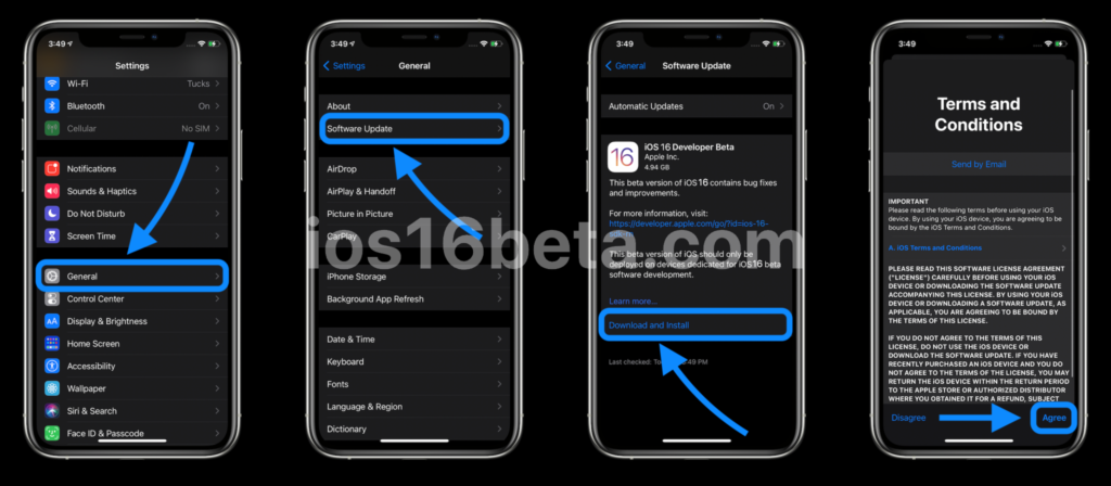 How to download iOS 16 Developer Beta