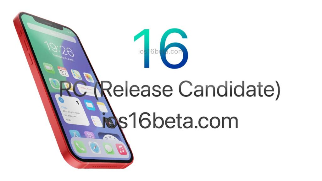 iOS 16 RC (Release Candidate) Download