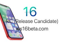 iOS 16 RC (Release Candidate) Download